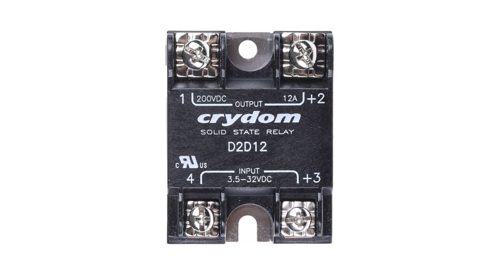 D2D12 | Sensata Crydom ソリッドステートリレー, 12 A, 200 V