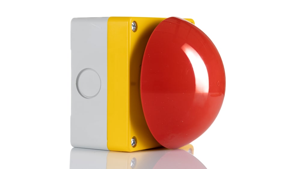 RS PRO NOT-AUS-Schalter SMD 1 Schließer, 1 Öffner 24V Kunststoff