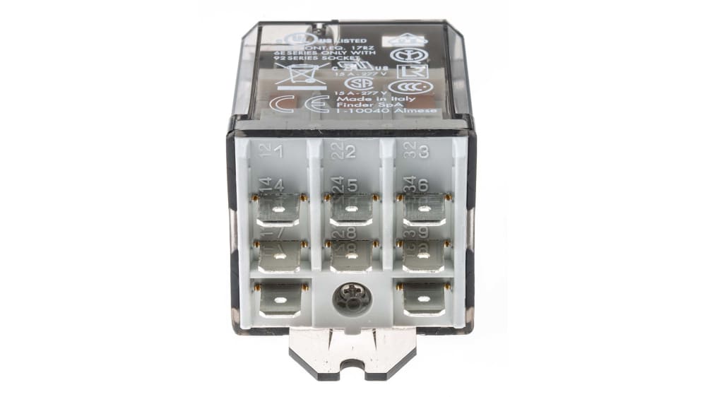 Relevador Encapsulado Finder 24vdc 40.52.9.024.0000 Con Base