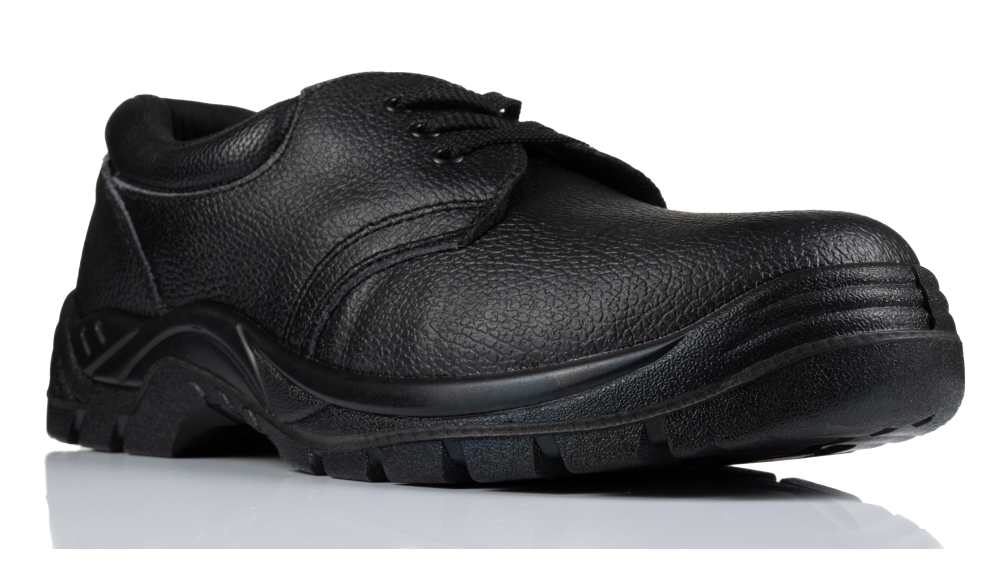 R102-05 RS PRO Unisex Black Steel Toe Capped Safety Shoes, UK