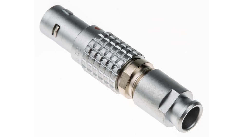 FGG.0B.306.CLAD52Z | LEMO オス 丸型コネクタ, 6極, ケーブルマウント