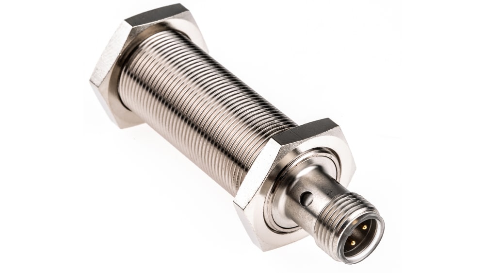 Pepperl Fuchs NBB8 18GM50 E2 V1 Threaded Barrel Proximity Sensor, M18 x 1 PNP 36V 8 mm 36 V dc 200 mA