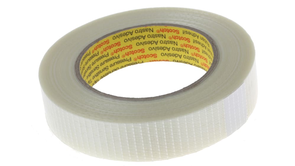 Lot De 3 Rouleaux De Ruban De Filament Bidirectionnel Renforcé 50 Mm X