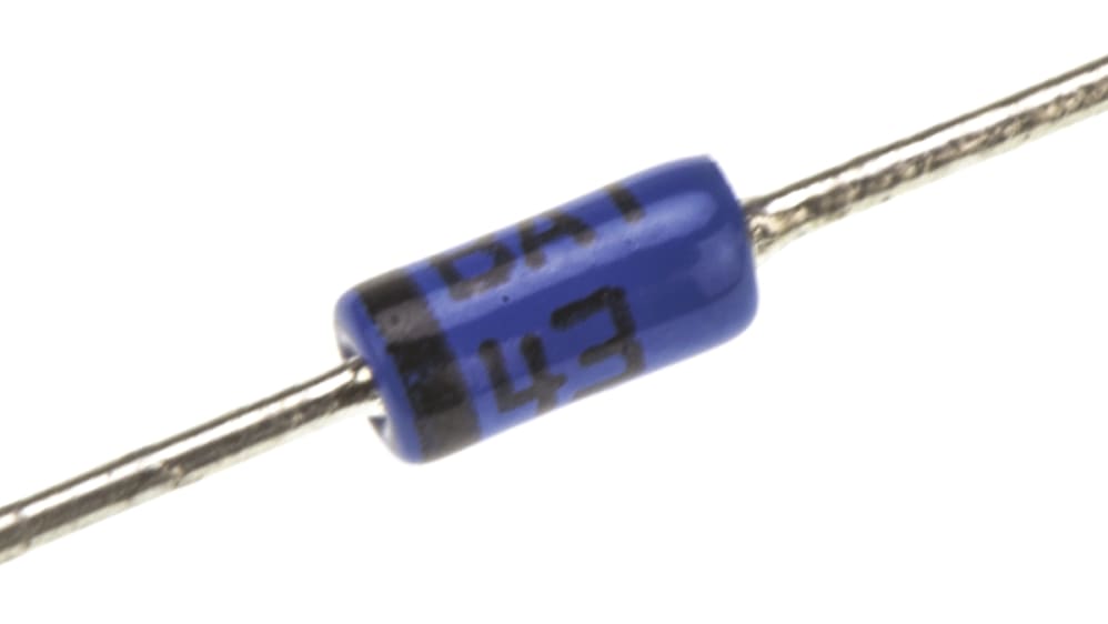 STマイクロ, BAT43 ショットキーダイオード ダイオード, シングル, 200