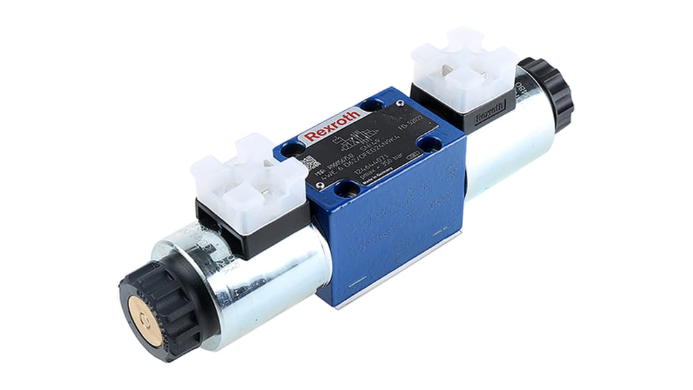 Bosch Rexroth, R900567512 Solenoid Actuated Directional Control Valve,  CETOP 3, D, 24V dc | RS