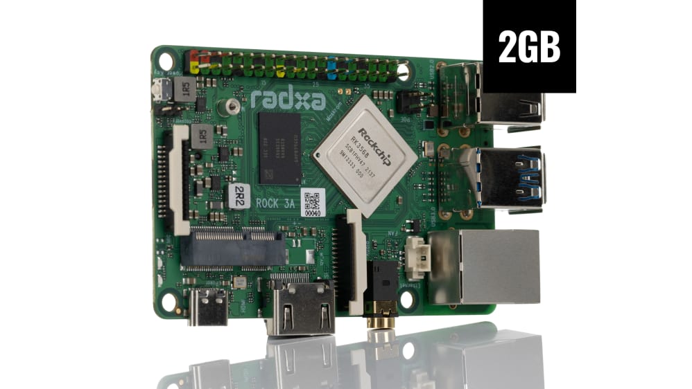 Okdo ROCK 3 モデル A 2GB シングルボードコンピュータ RS117-D2P1 | RS