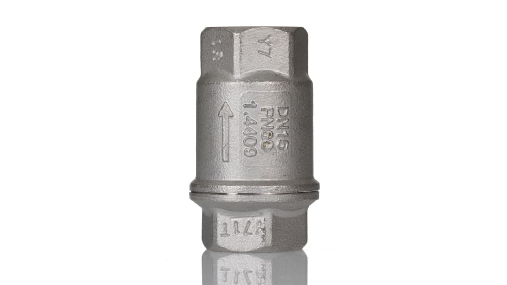 FibroPool Valvola Di Ritegno Posi-Close 1 1/2" - CPVC Caricata A Molla 5 PSI Per Piscine E Impianti Chimici - 3