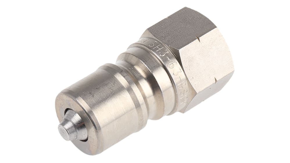 1/2 In Coupling Size, 316 Stainless Steel, Hydraulic Quick - Foto 6