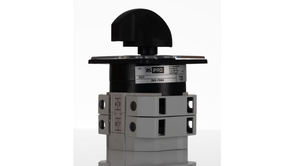 Przełącznik krzywkowy 3-pozycyjny RS PRO DP 1 60° 32A 690V ac | RS