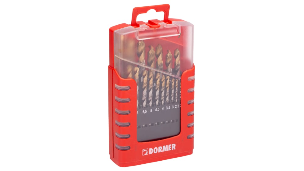 A087201 Dormer 19-Piece Jobber Drill Set for Multi-Material