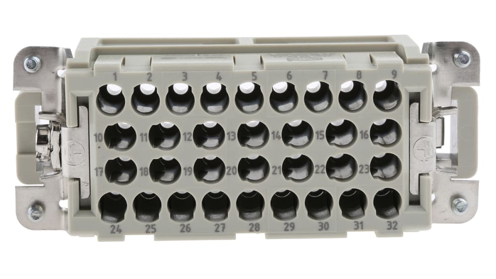 09320323001 | HARTING Heavy Duty Power Connector Insert, 16A, Male 