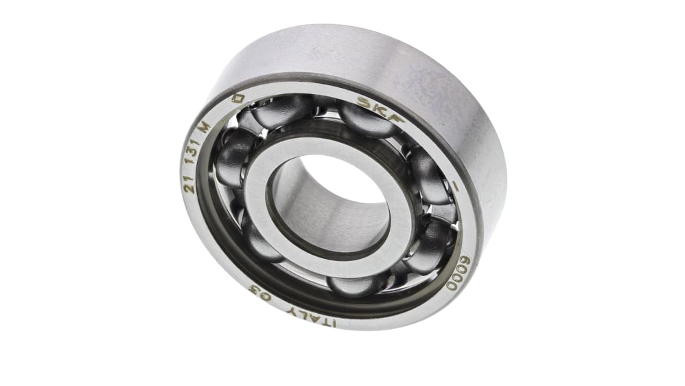 Cuscinetto a sfere SKF 6010 in Acciaio, 1 file, int. 50 mm ID, est. 80 mm OD, Largh. guida 16 mm | RS