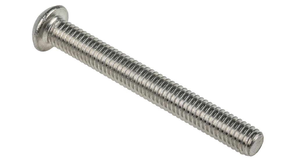 100 Viti Brugola Testa Svasata INOX A2 M6x10
