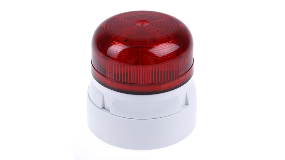 Klaxon 信号灯 キセノン灯赤 12 V dc、24 V dc Flashguard QBSシリーズ