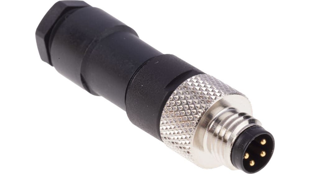 99 3383 00 04 | binder Circular Connector, 4 Contacts, Cable Mount 