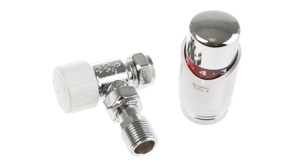 07 05 090 Drayton Chrome Plated Brass 1/2 in BSP to 1/2 in BSP