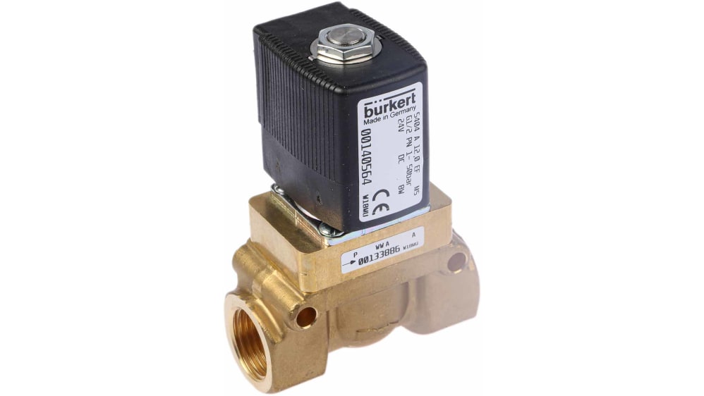 その他 n 140564 | ビュルケルト ソレノイドバルブ, 24V dc, ポート数：2 NC