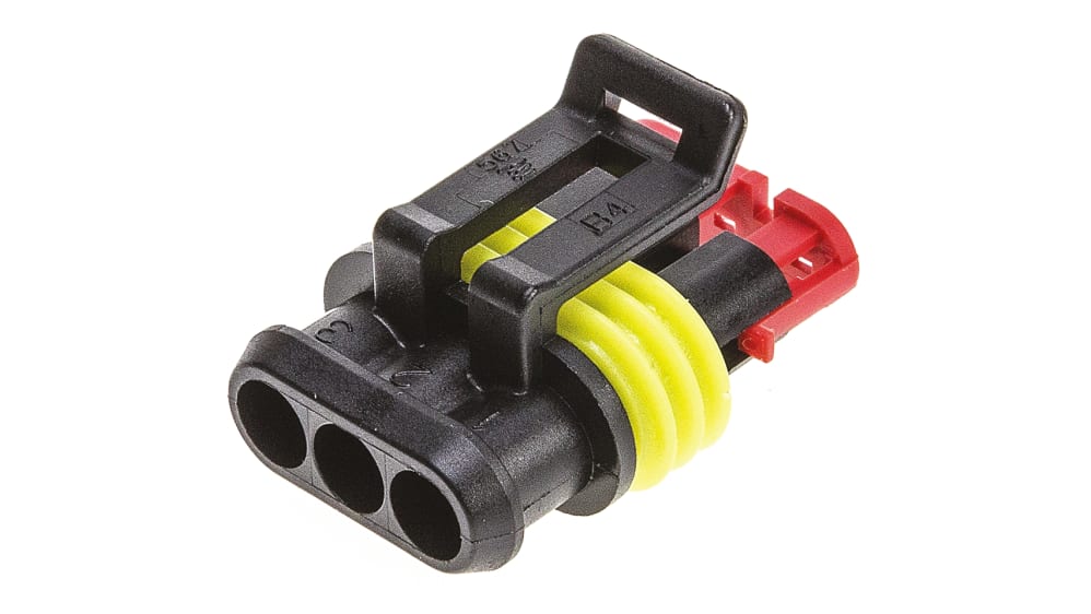 Single Circuit H-Series Schienen-Endverbinder – 3-Draht, Schwarz, 10,9x3,1x15,2 Cm
