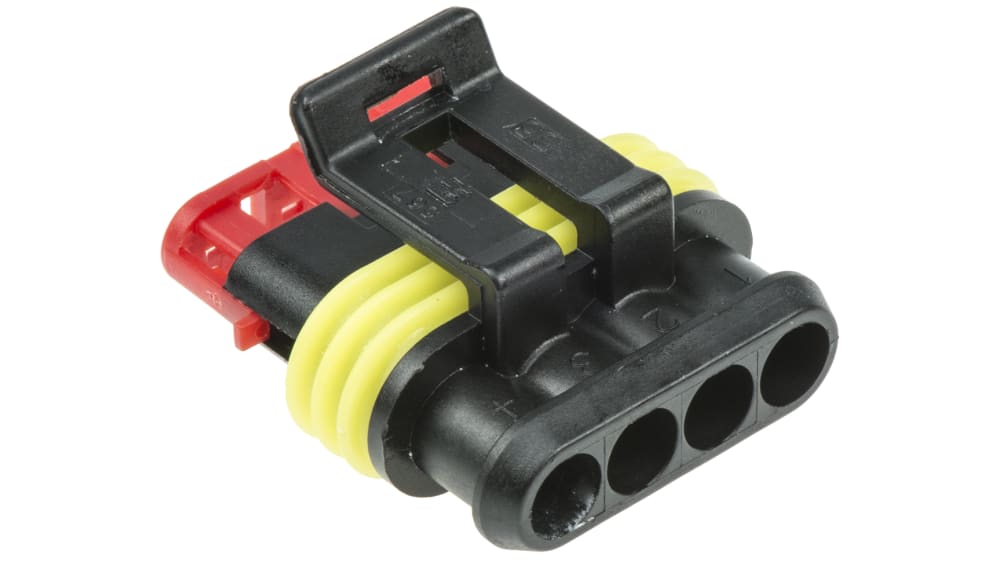 Male & Female Te Tyco Amp Type Superseal Connector 4 PIN At ₹ 15/piece In New Delhi - Foto 9