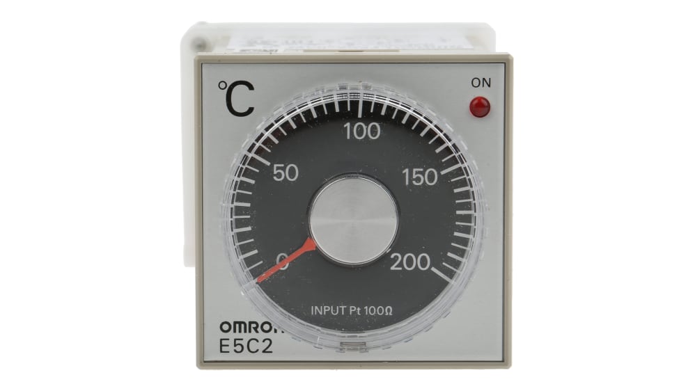 Omron 温度調節器 E5C2-R20P-D AC100-240 0-200 RS