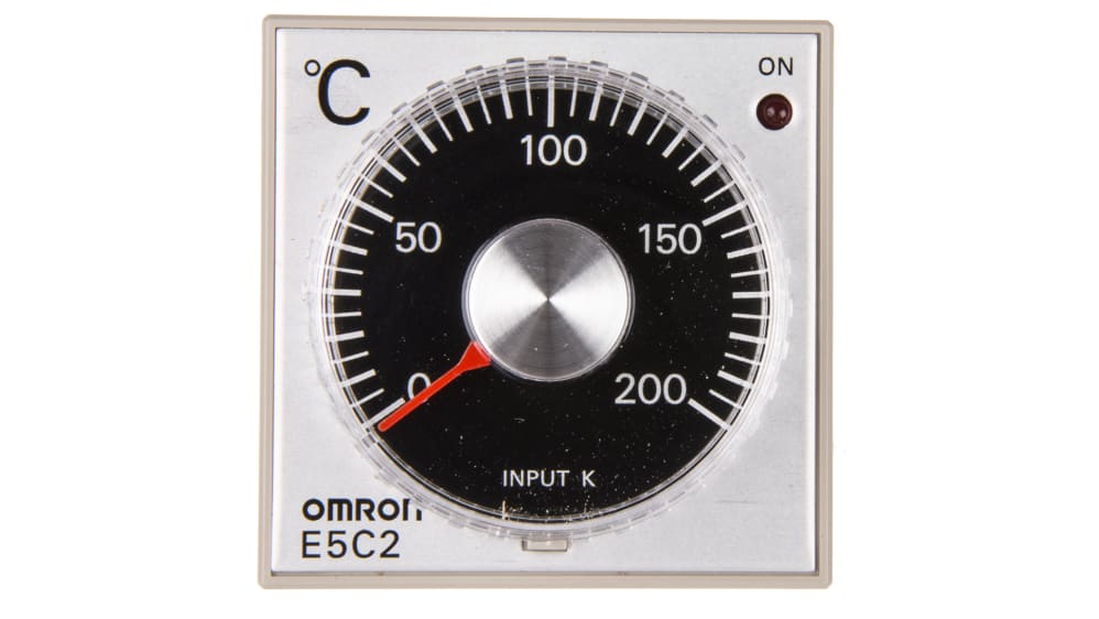 Omron 温度調節器 E5C2-R20K AC100-240 0-200 RS