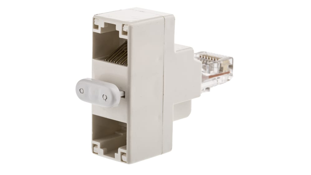 CONECTOR DUPLICADOR RJ45 Divisor Splitter Conexion De Red Cat5E Rj