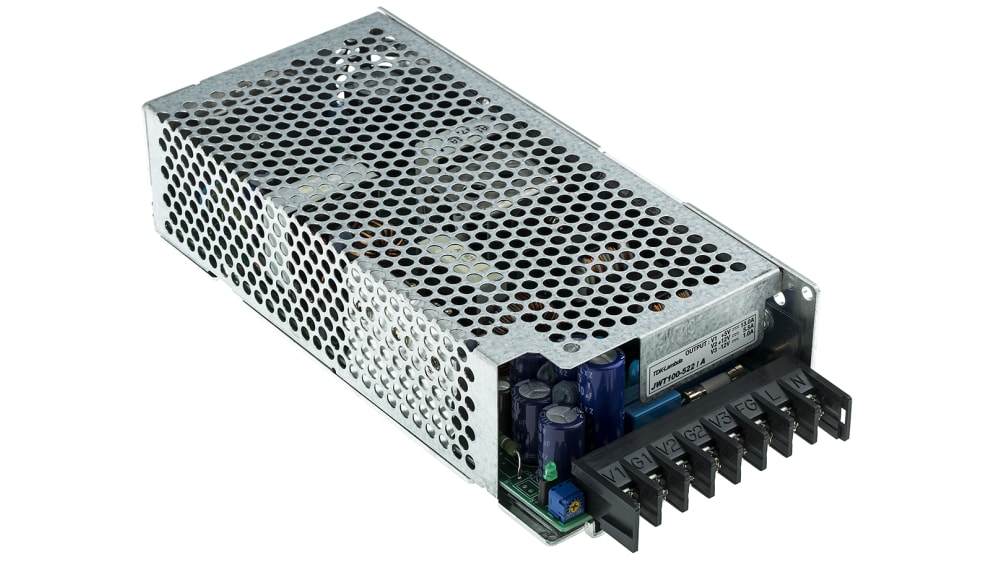 JWT100-522/A | TDKラムダ スイッチング電源, 5 V dc, ±12 V dc, 1 A