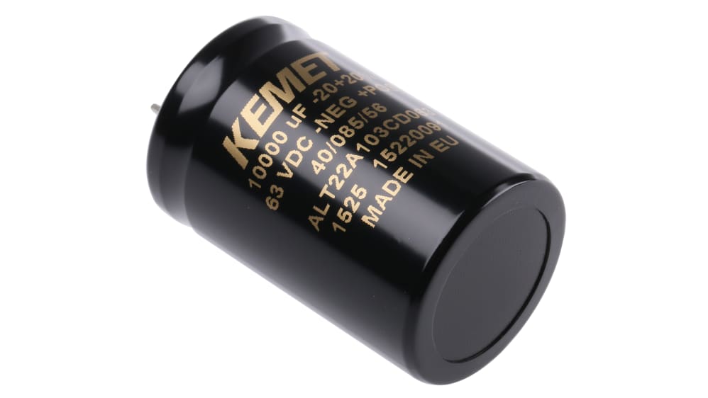 ALT22A103CD063 | KEMET 10000μF,63V dc コンデンサ, はんだラグ ±20