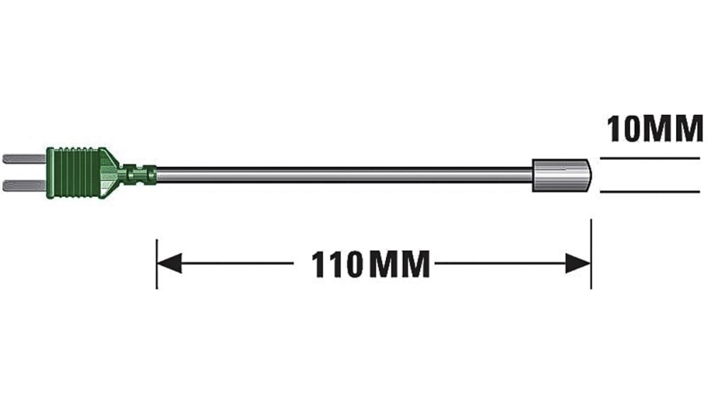 RS PRO K Surface Temperature Probe, 110mm Length, 10mm Diameter, +