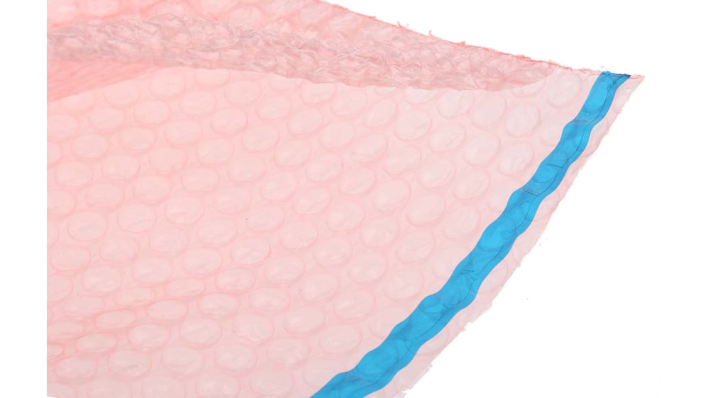 Emballage diamant 1 rouleau – papier bulle antistatique rose taille :  largeur : 50 cm, 500 mm x 100 m. Idéal pour fournir une protection physique  en transit par électrostatique. : : Fournitures de bureau