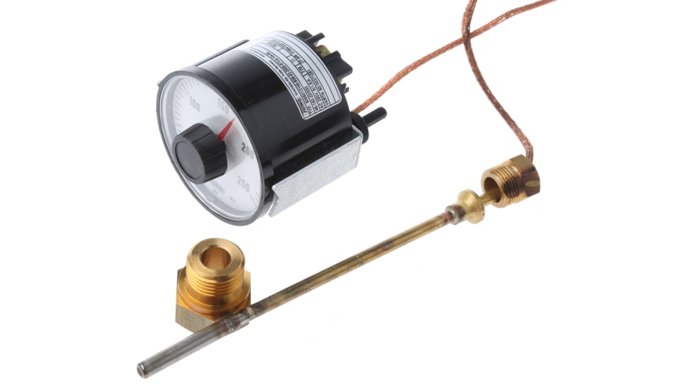 608501/2160-926-02-2000-873-6-104-95-46-150-20/000, Jumo Kapillar  Thermostat, 230V / 10A