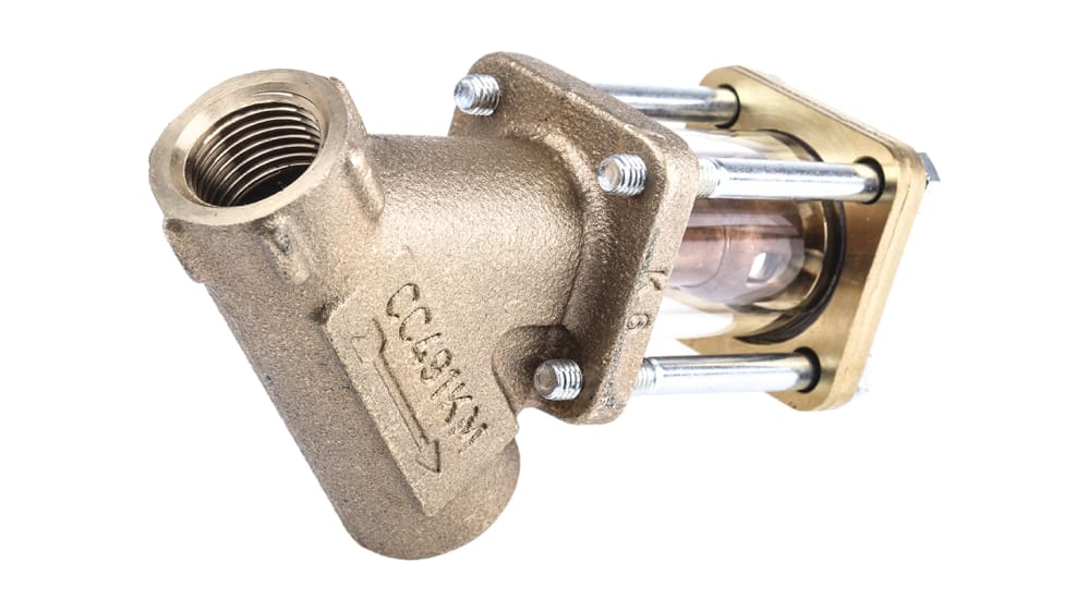 222300 | Spirax Sarco Bronze Threaded Threaded Sight Glass Check