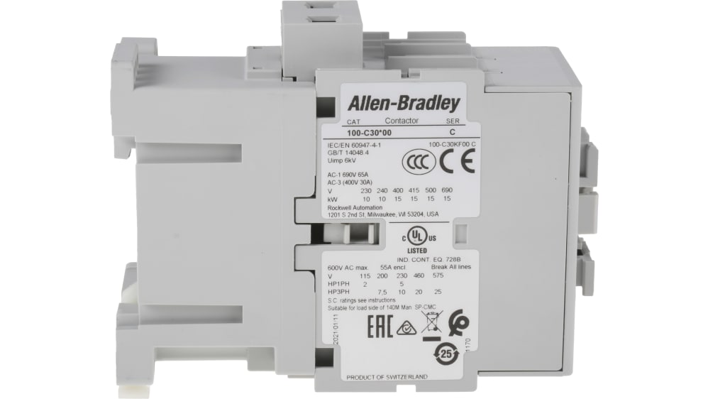 100-C30KF00 Allen Bradley  Allen Bradley 100C Series Contactor