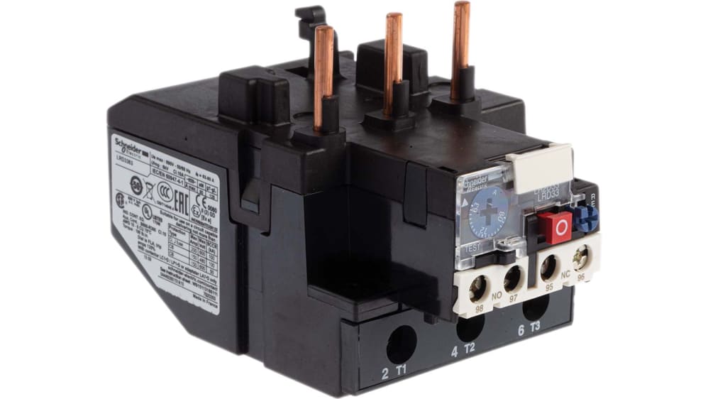 Schneider Electric LRD Thermal Overload Relay 1NO/1NC, 63 → 80 A F.L.C, 80  A Contact Rating, 3P, TeSys