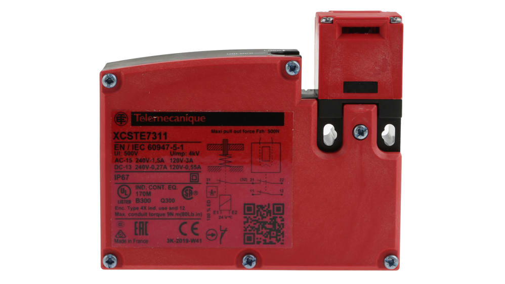 XCSTE7311 | Telemecanique Sensors XCS-TE Series Solenoid Interlock ...