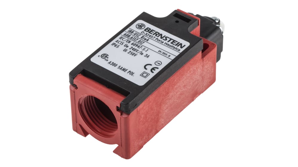 I88-U1Z RIWK | I88 SU/U Safety Switch With Roller Plunger Actuator