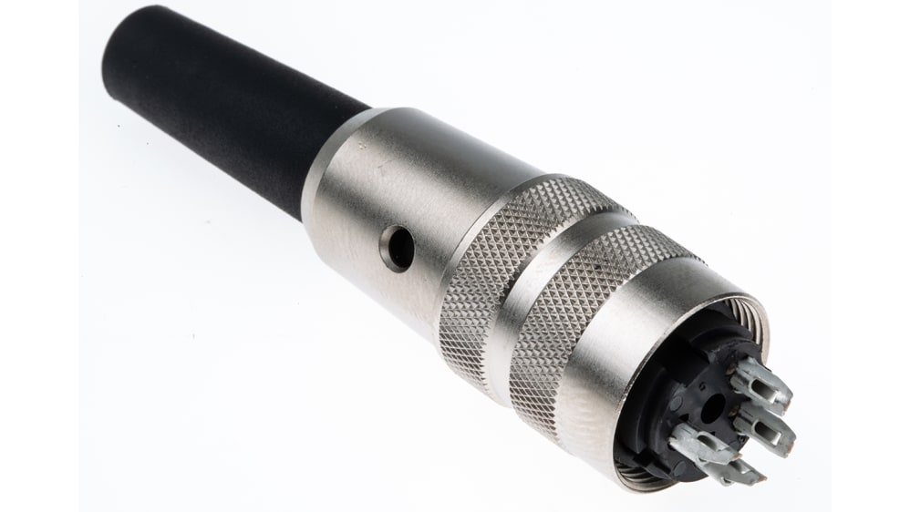 09-0310-00-04 | binder メス 丸型コネクタ, 4極, M16 ソケット