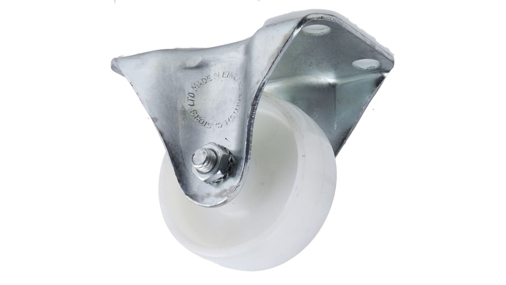 けたロー Flexello キャスター, 85kg, ホイール径:63mm, 固定プレート寸法:95 x