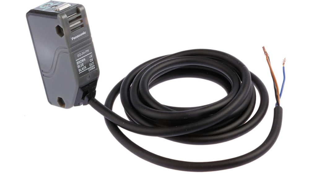 EQ-34-PN | Panasonic 光電センサ, 範囲:100 mm → 2 EQ-34-PN | Panasonic 光電センサ, 範囲:100 mm → 2