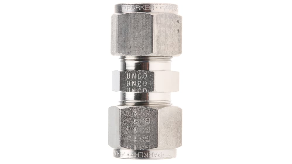 8SC8-316 | Parker Stainless Steel Pipe Fitting, Straight 8SC8-316 | Parker Stainless Steel Pipe Fitting, Straight