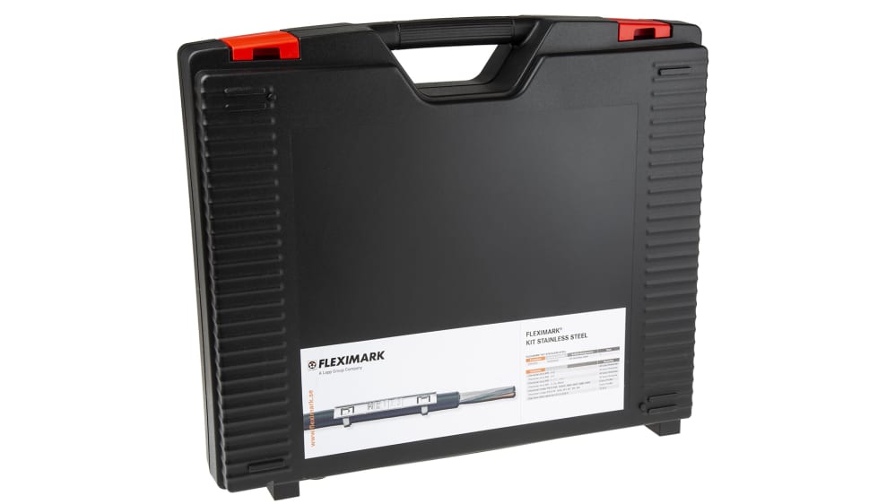 83254222 | Lapp Fleximark Kabelmarkierer Set, Kabelbinder, Schwarz 