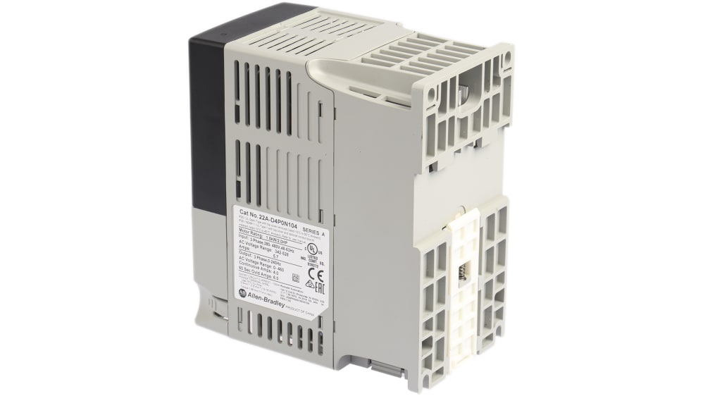 22A-D4P0N104 | Allen Bradley Inverter Drive, 1.5 kW, 3 Phase 22A-D4P0N104 | Allen Bradley Inverter Drive, 1.5 kW, 3 Phase