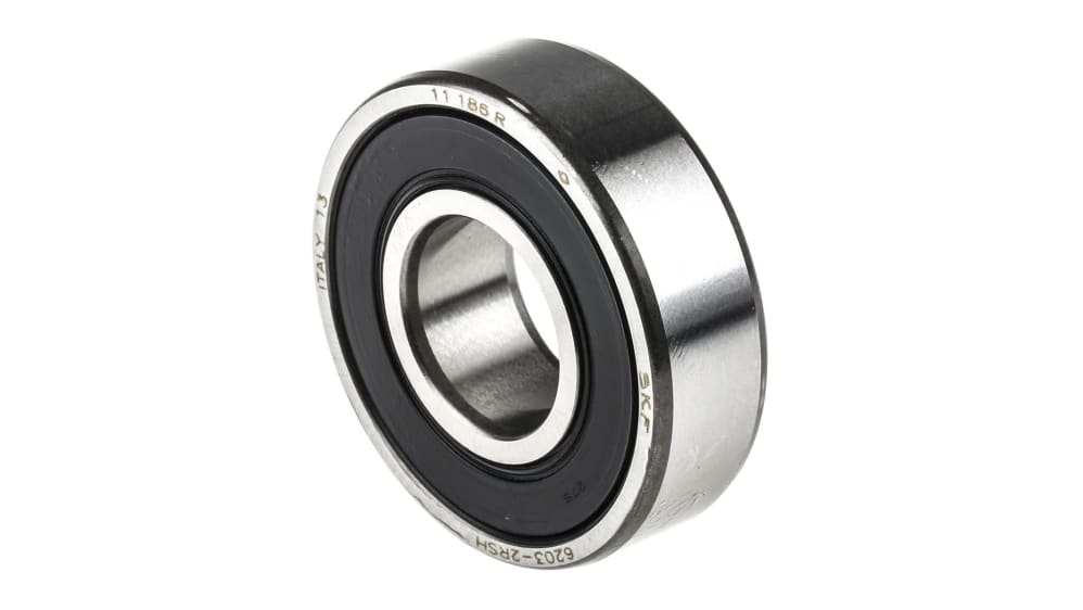 SKF 6203 2RSH Single Row Deep Groove Ball Bearing Both Sides