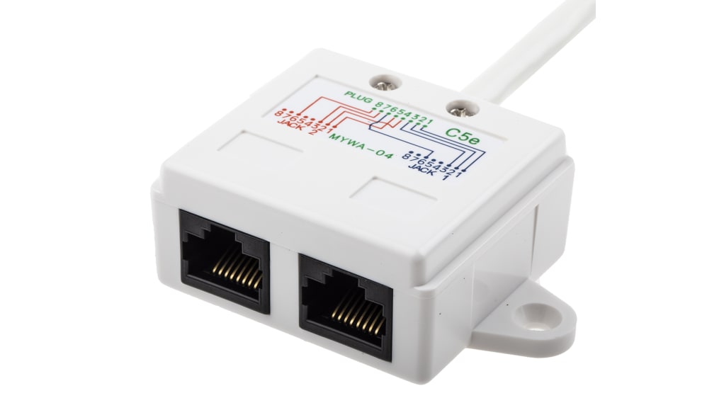 Adaptateur répartiteur RJ45 1 à 4 ports Transmission fluide