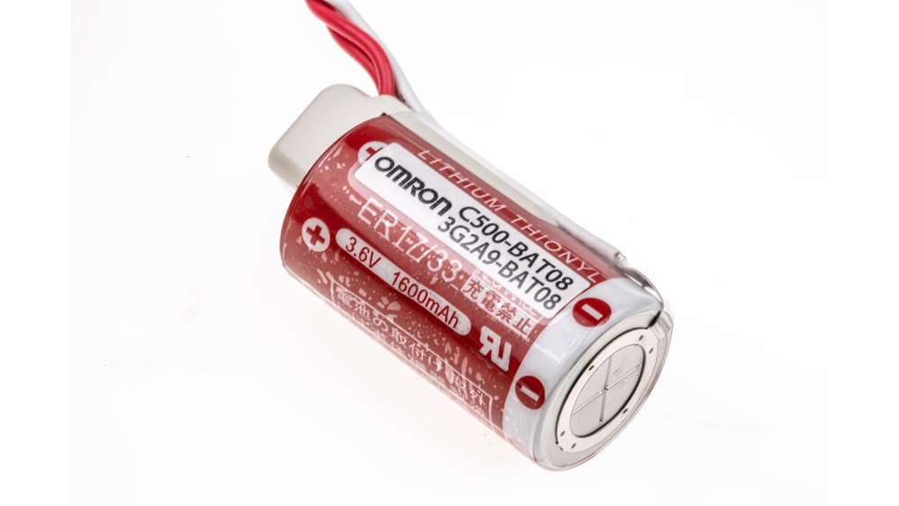 オムロン バッテリ, 電池, NTシリーズ用, C500-BAT08 | RS オムロン バッテリ, 電池, NTシリーズ用, C500-BAT08 | RS