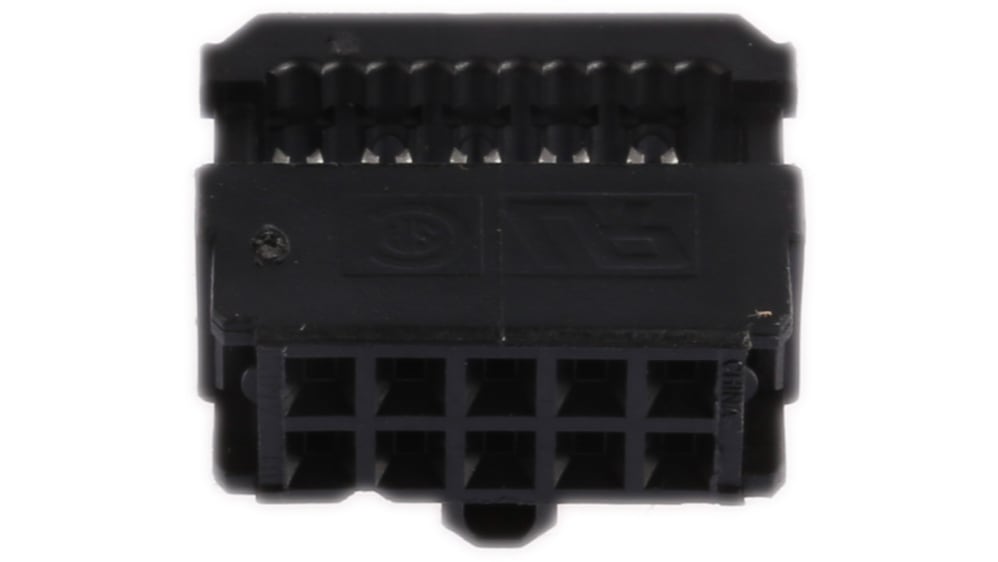 TE Connectivity IDCコネクタ 2.54mmピッチ 10極 2列 メス, AMP-LATCH