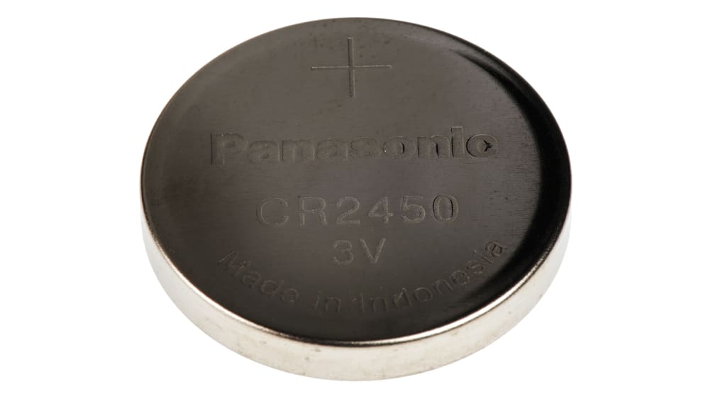 100 Pilas Cr2450 Panasonic Litio 3.0 Volts Tipo Boton