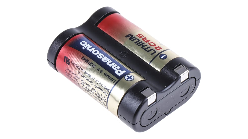 Panasonic Batteries Pile Ronde au Lithium Panasonic 2CR5-5L/1BP Longue  durée, Parfaite pour Les alarmes Incendie et Les appareils Photo et vidéo  (6 V, Pack de 1) : : High-Tech