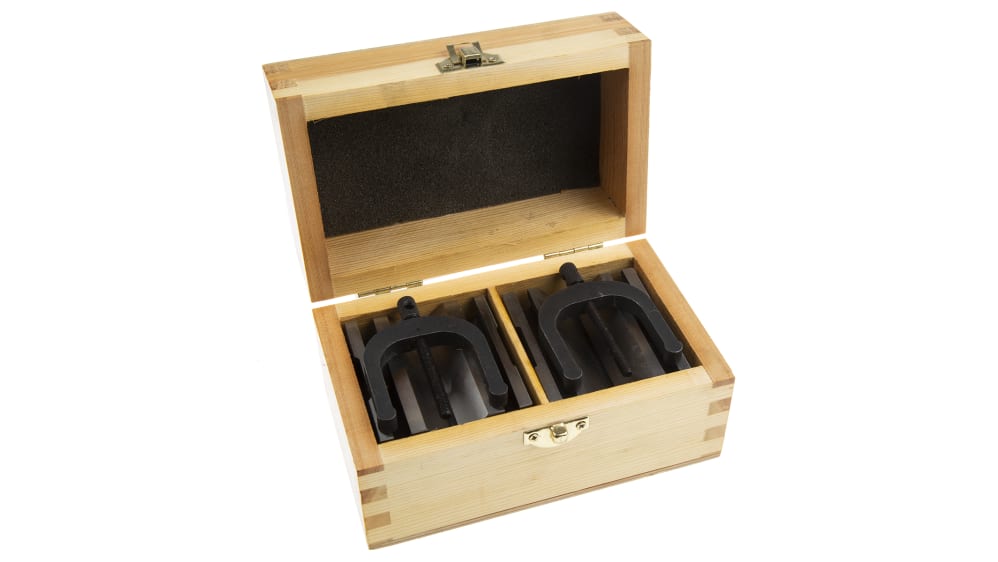 Lot De 2 Blocs De Précision En Acier Chromé - Dimensions 1-5/8 × 1-3/4 × 2-3/4 Pouces