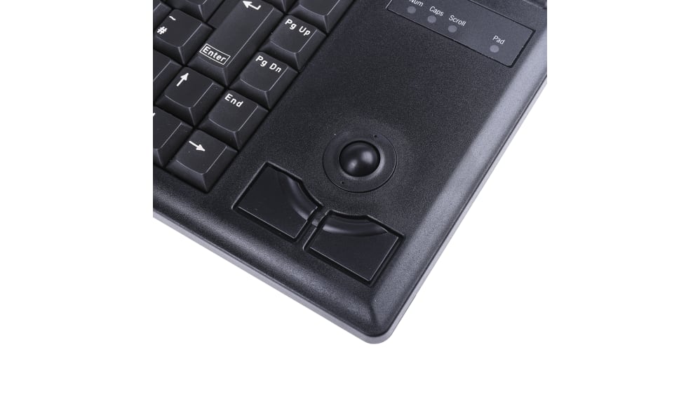 Cherry トラックボール付きキーボード, キー配列：QWERTY (UK